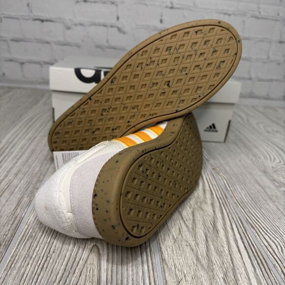 Adidas Breaknet Sleek Tennis Shoes Women’s 8 White Orange IH7753 New - Picture 8 of 9